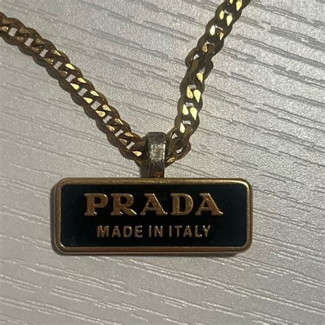 prada becklace|prada reworked necklace.